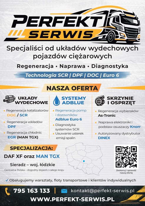 Oryginalny Katalizator Scania DOC SCR Euro 6
