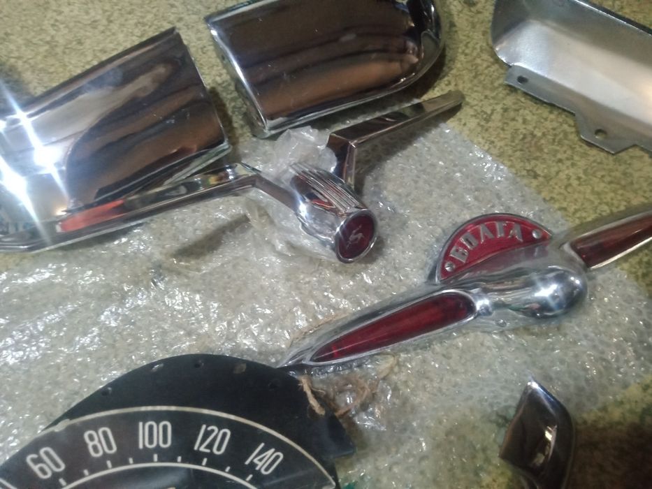 Хром ромбы дверей на ВОЛГУ ГАЗ 21