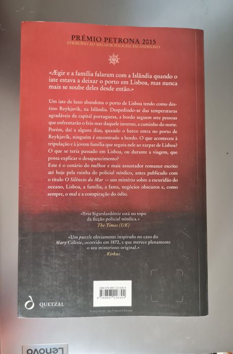 Lisboa Reykjavik  de Yrsa Sigurdardottir