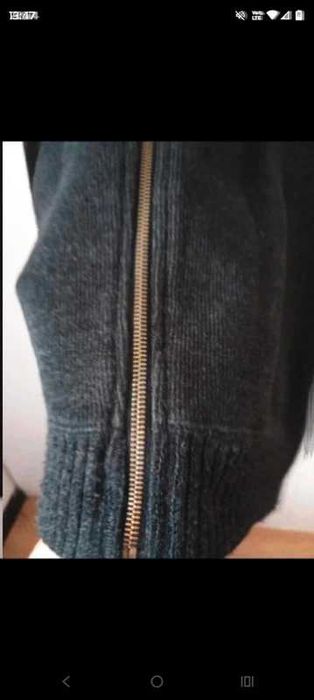 Sweter męski rozpinany XXL