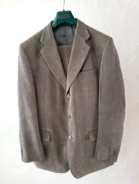 Casaco de Bombazina Cinzento