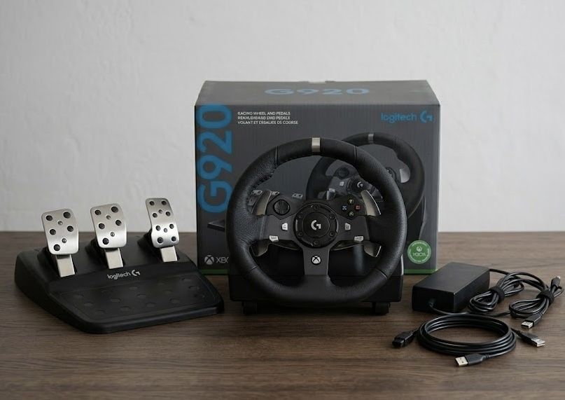 Logitech G920 Driving Force Ідеальний стан, повний комплект / Logitech G920 для Xbox/PC + коробка (як нове)