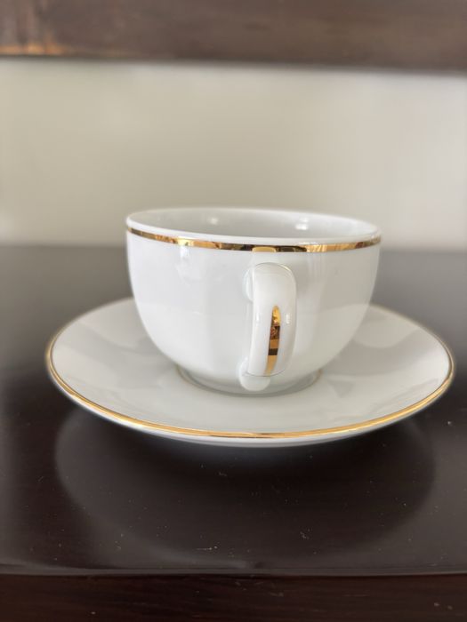 6 Chávenas brancas Vista Alegre