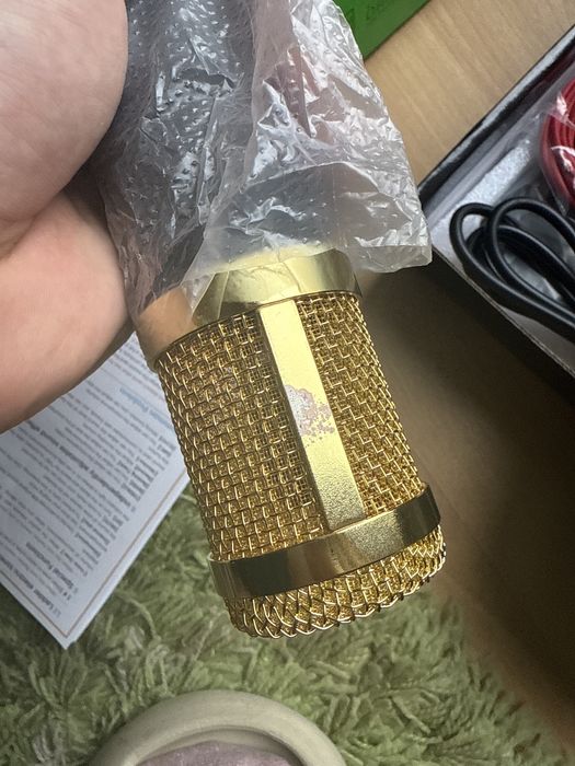 nowy zestaw mikrofon/uchwyt/equalizer