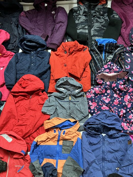 Секонд хенд оптом куртки дитячі тонкі весна  ціна за 1 кг
