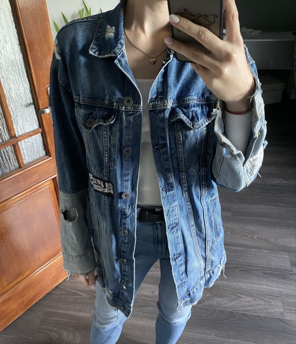 Długa katana jeansowa Reserved