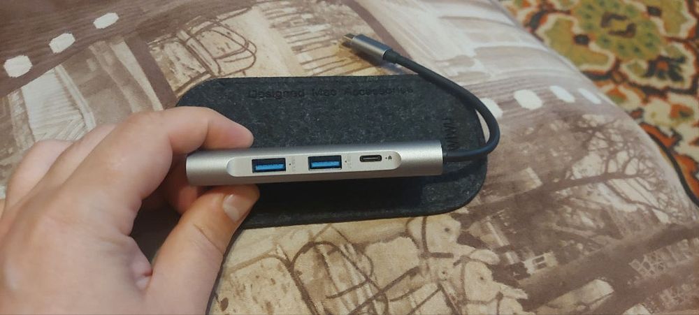 Хаб адаптер type-c кардрідер WIWU для MacBook Imac Ipad type с и hdmi