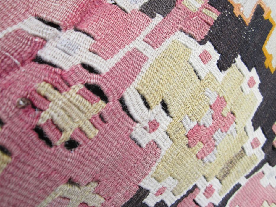 kilim Iran prawdziwy stary kilim ANTYK ręczna praca ..ze szparkam