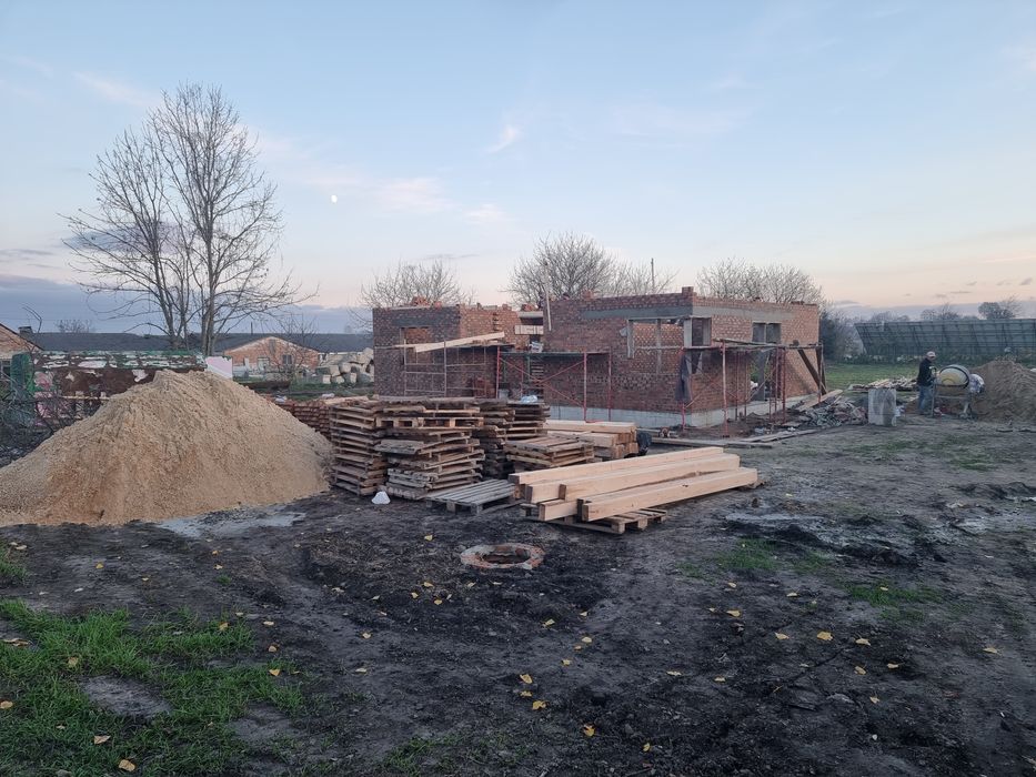 Кладка цегли блоків будівництво будинків