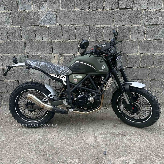 Мотоцикл Geon Scrambler 300 стріт, дорожній