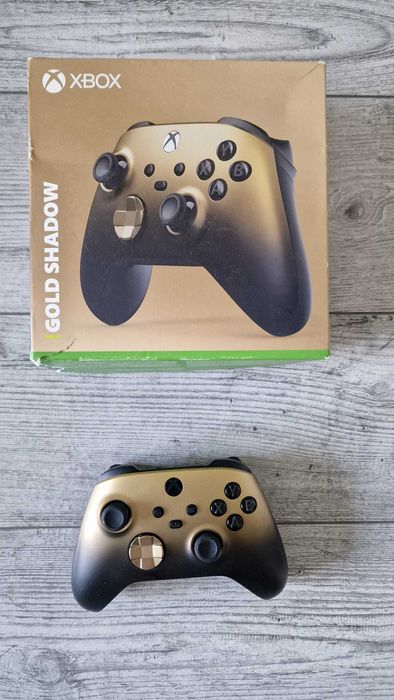 Kontroler bezprzewodowy Microsoft Xbox - Gold Shadow