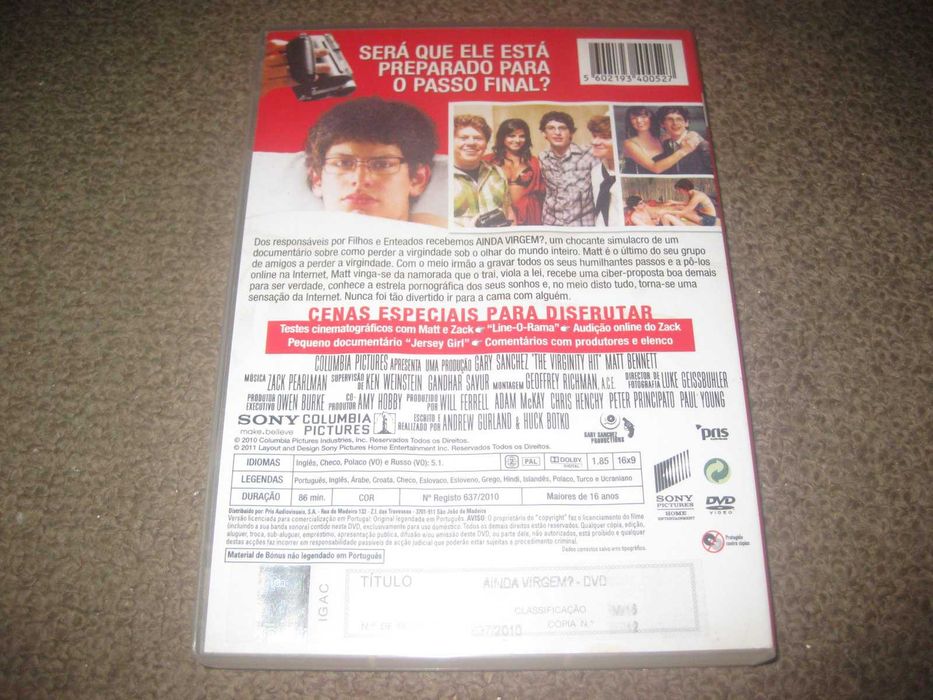 DVD "Ainda Virgem?" com Matt Bennett