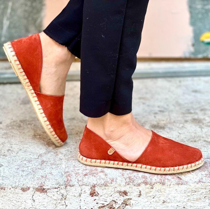 Еспадрильї Verbenas CARMEN SERRAJE FUEGO Колір Fire Red 39 розмір замш