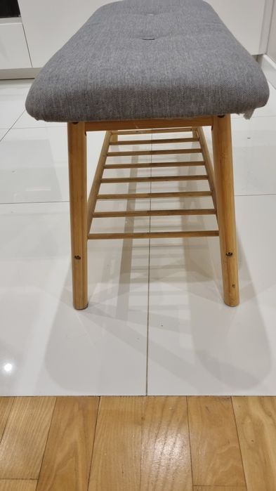 Drewniana ławka,  używana