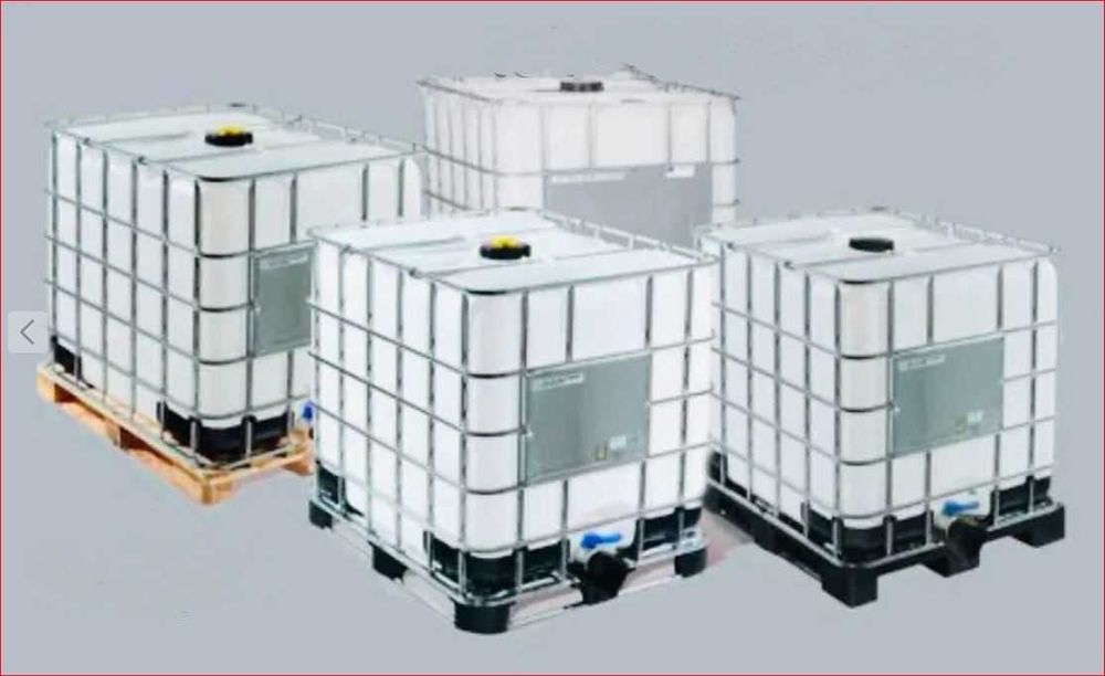 beczka zbiornik na wodę, paliwo 1000l z zaworem na palecie Mauzer