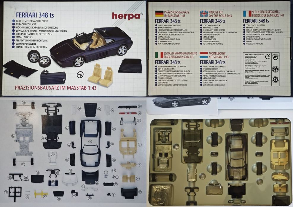 Модели и наборы 1/43 Ferrari Testarossa, 348 (Herpa)