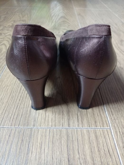 Туфли кожа-замша