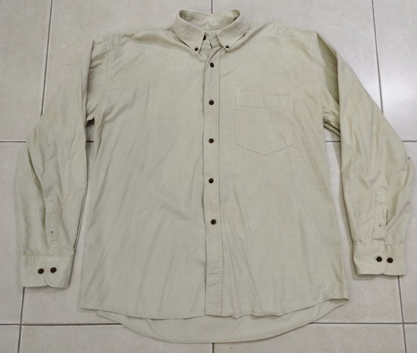 Beige Bombazine Men's Shirt