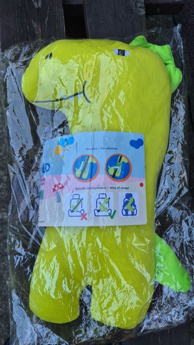 Setty poduszka do samochodu dla dziecka podroz na pas