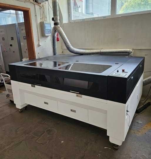 Ploter laserowy CO2 130W 1800x1200 Laser CO2 wycinarka laserowa grawerka 180x120 Laser do cięcia sklejki plexi HDF MDF