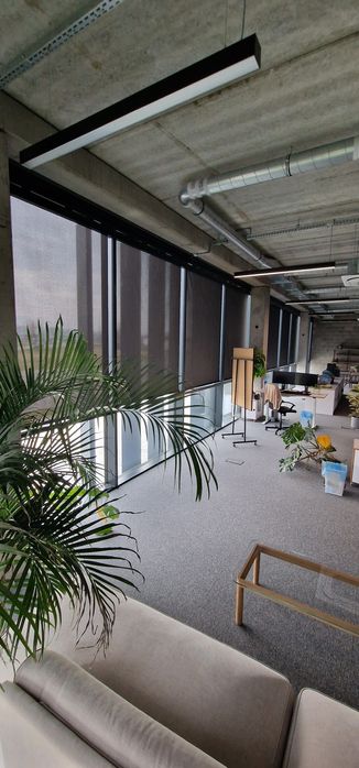 Rolety wolnowiszące screen  do dużych okien  , robione pod wymiar