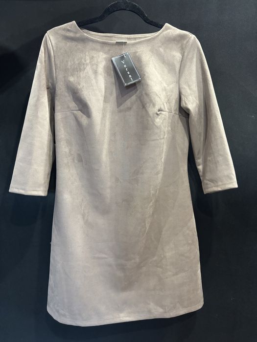 Сукня міні , колір кава з молоком 48р