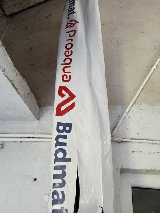 Budmat Proaqua PVC: RURA SPUSTOWA fi 90 dł. 5,3 m + rynna 125 5,6m + akcesoria GRAFIT nowe