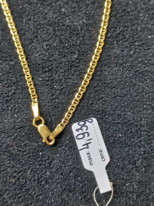 Złoty łańcuszek gucci 55 cm 585/4,93g