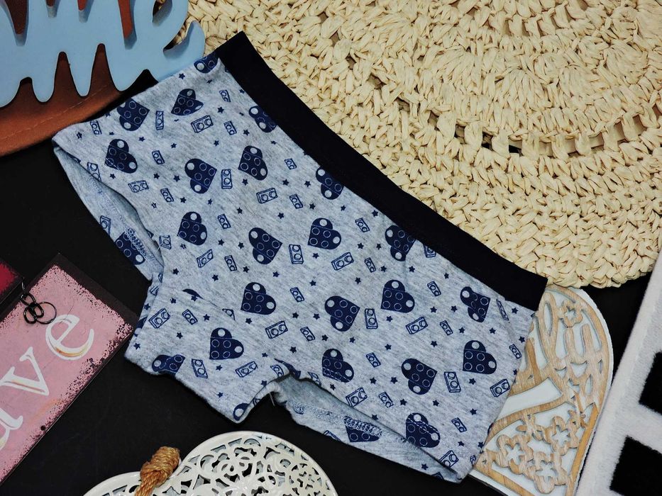 Primark - nowe majteczki hipster , klocki r 128