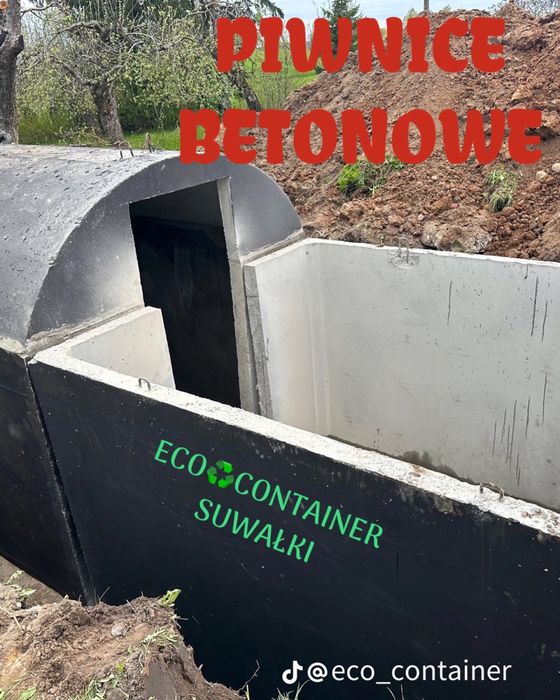 Płaska Szambo betonowe, piwniczki