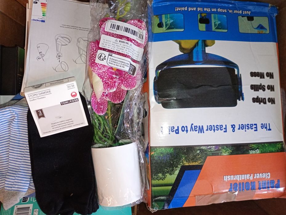 Karton mix zestaw biedronka action inne s1704