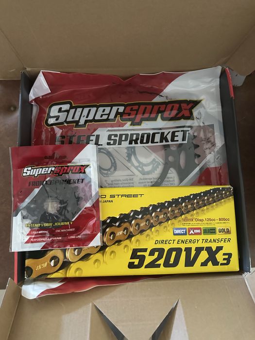 Kit corrente p/ Yamaha XT / XTZ / Teneré 600 (1989-2003)