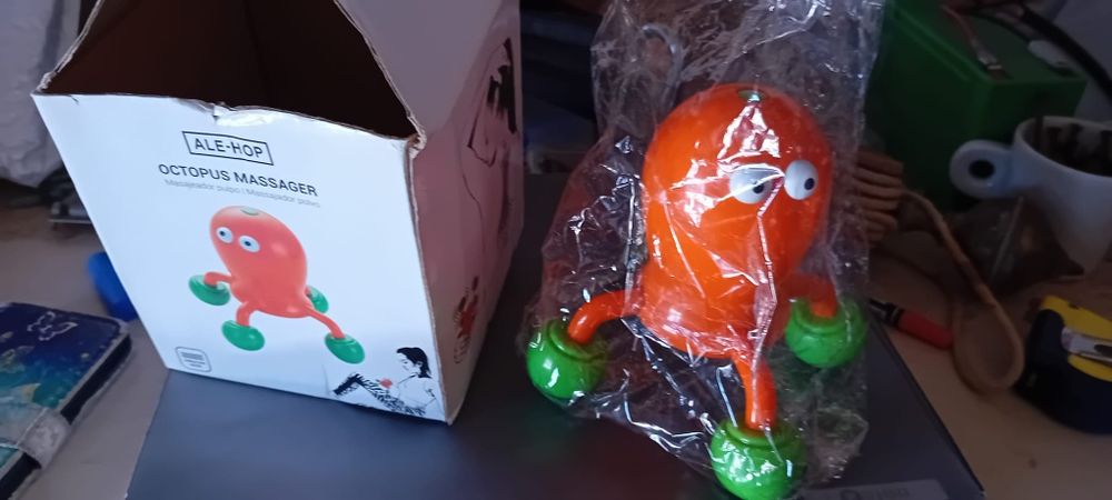 Massajador manual polvo novo a pilhas