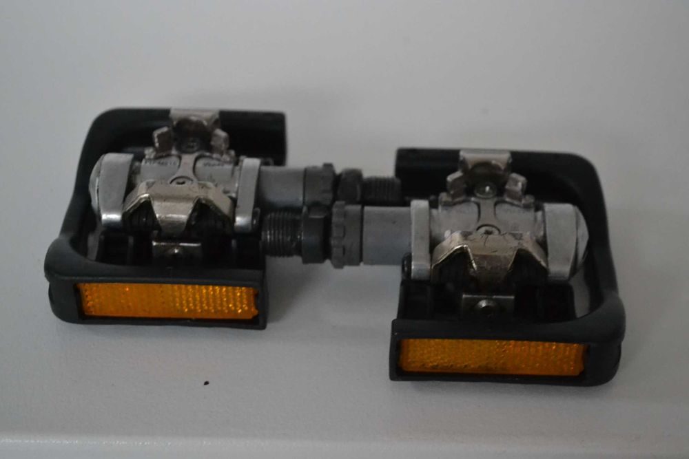 pedały zatrzaskowe shimano PD-M515 +nakładki ,pod bloki xt,lx stan bdb