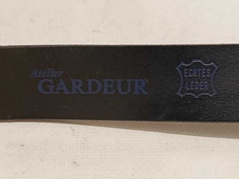 Шкіряний ремінь із пряжкою автомат німецького бренду Gardeur Atelier