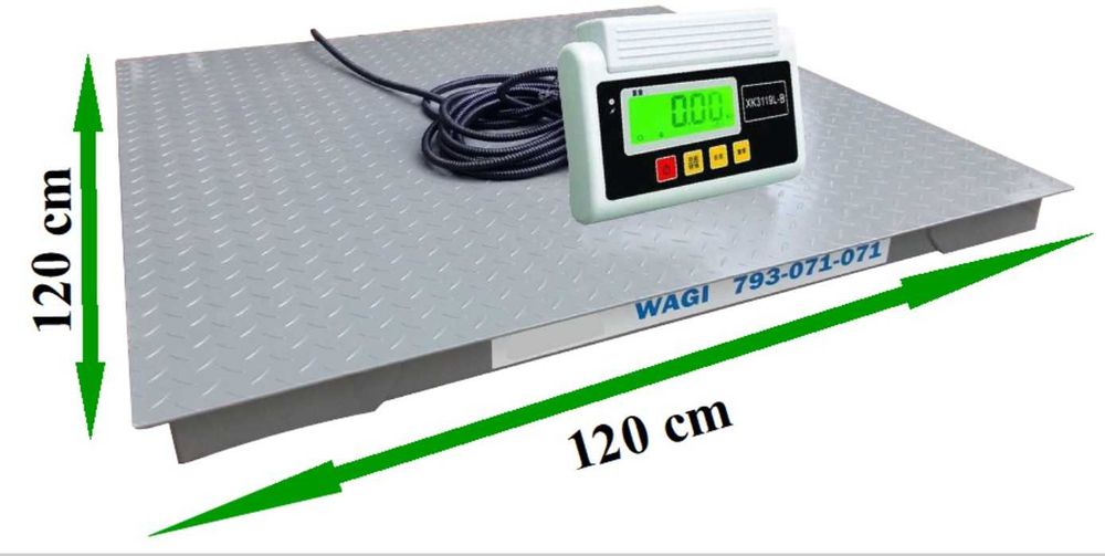 Waga Skrzyniopalety 1,2x1,2m 600kg 1500kg 2000kg 3000kg 2tony 3t