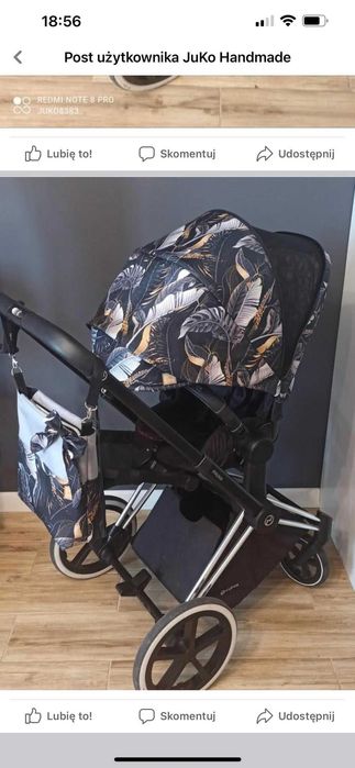 Wózek Cybex Priam 2.0 3 w 1  Soho Gray- duży zestaw