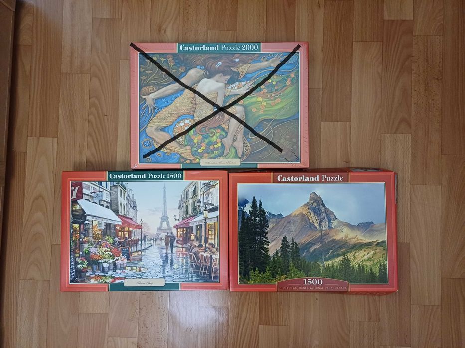 Пазли Castorland вживані, 1500 ел