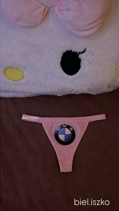 bmw majtki różowe