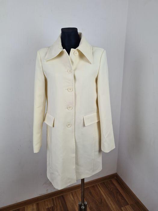 Płaszcz przejściowy Persa damski ecru rozmiar M