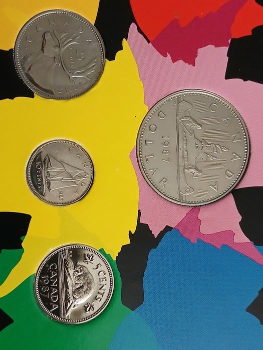 Moedas do Canada 1987