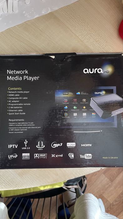 Мережевий медіаплеєр Aura HD