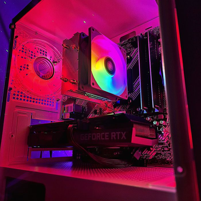 Komputer RTX3060Ti/R5 5500/16Gb ram/Gamingowy Okazja Gwarancja SSD Windows 10 Pro