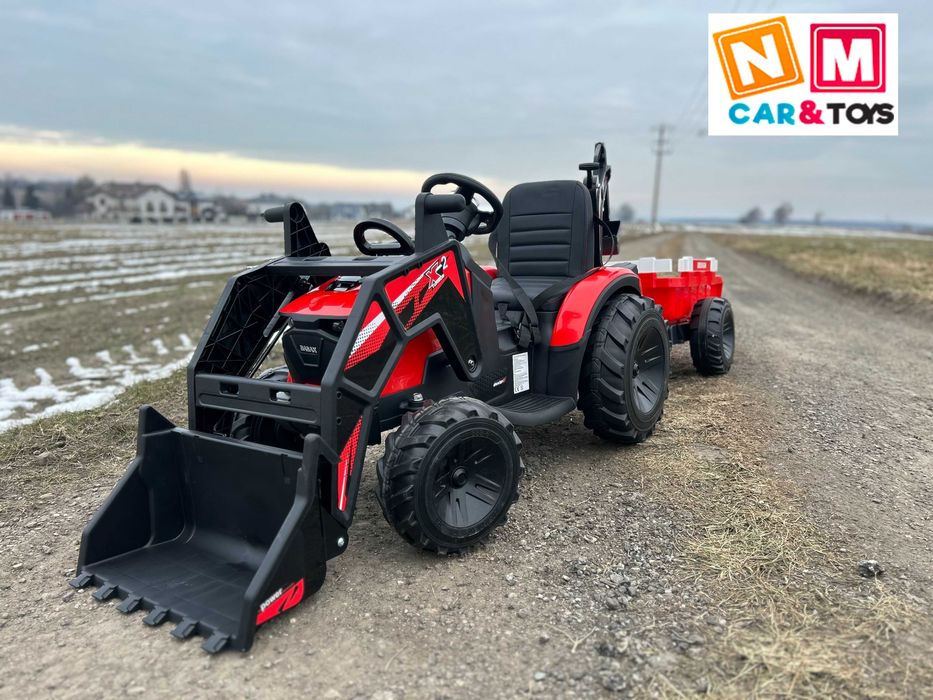 Traktor na akumulator Przyczepa Koparka 720-T Auto Pojazd dla dzieci