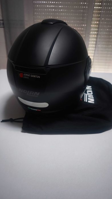 Capacete modular Nolan N90-3 classic preto mate