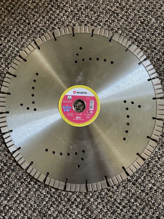 Круг алмазний по бетону wurth