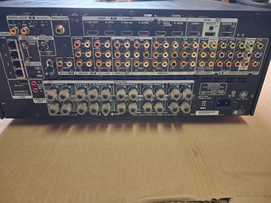 Denon AVR-4520 AV Network Receiver 9.2 Channel Amplifier64586488547074123