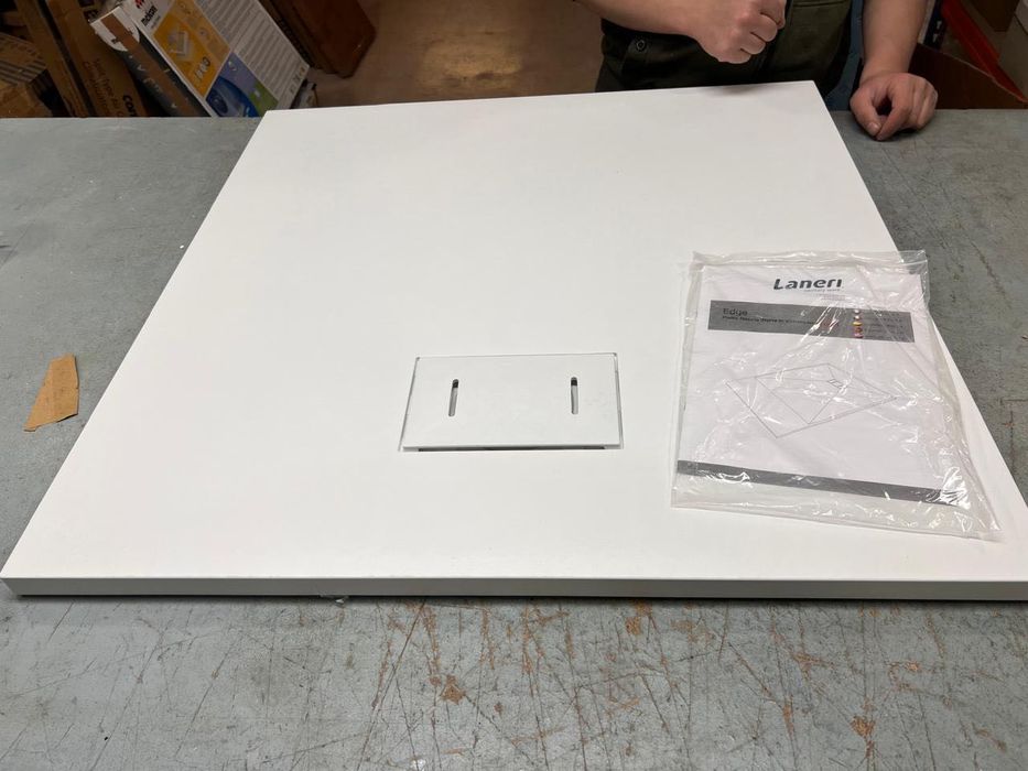 Bandeja de Chuveiro SMC, 2,5 cm de Altura com Efeito de Pedra de Ardósia