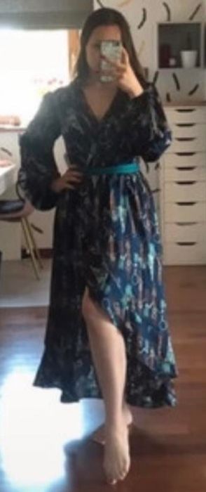 Sukienka maxi Fashion Nova XS/S NOWA