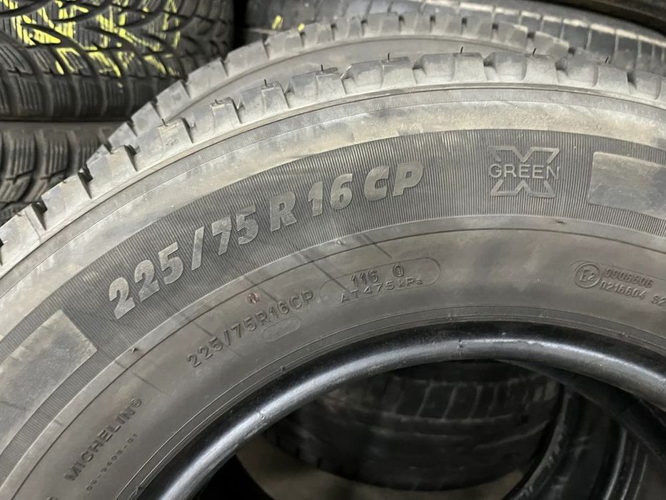 2x opony letnie dostawcze 225/75r16cp michelin agilis camping 8mm